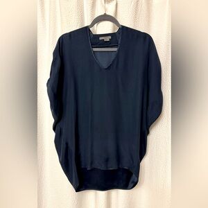 Vince Silk Navy Sleeveless Blouse - Sz. XS